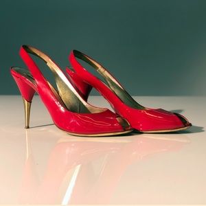Miu Miu Red Patent sandals, size 39 1/2